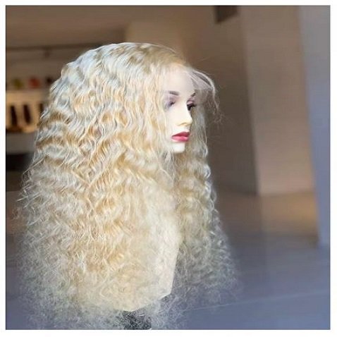 Cheap Density Kinky Curly Wave 13*4 Full Lace Human Hair Wig Natural Black Brazilian Hair Lace Closure Wig For Black Women