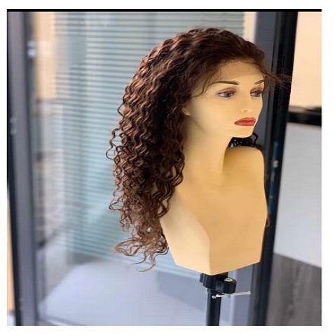 Cheap Density Kinky Curly Wave 13*4 Full Lace Human Hair Wig Natural Black Brazilian Hair Lace Closure Wig For Black Women