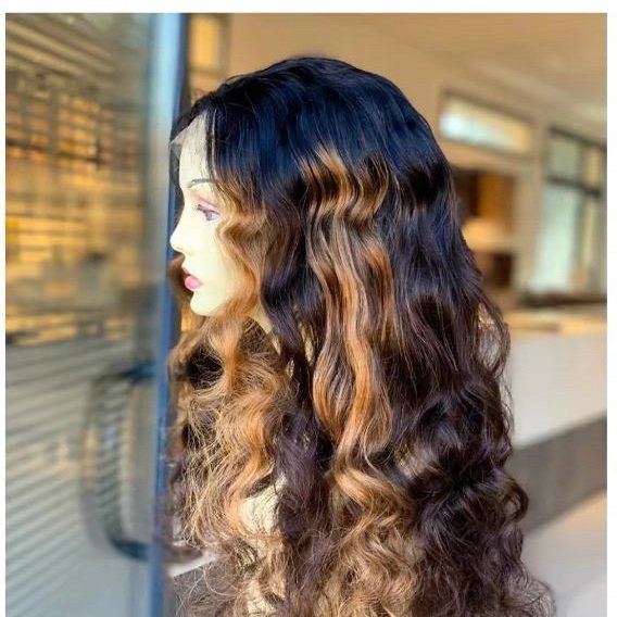 Cheap Density Kinky Curly Wave 13*4 Full Lace Human Hair Wig Natural Black Brazilian Hair Lace Closure Wig For Black Women