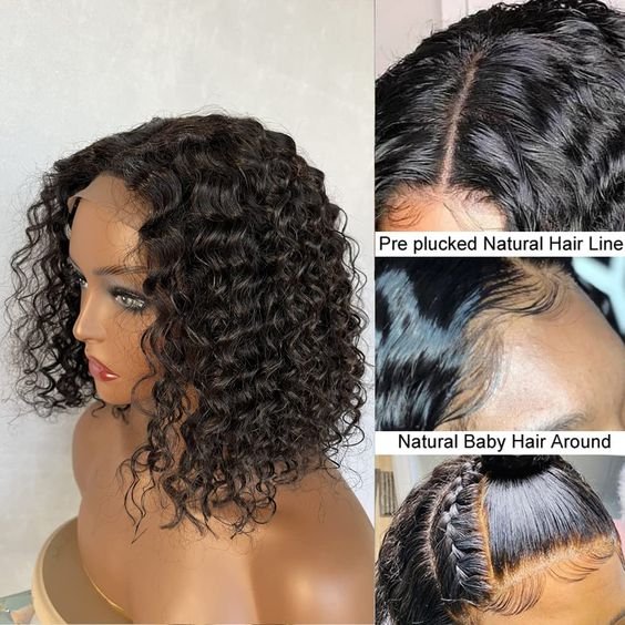 BMF Cheap Short Bob Transparent Hd Lace Human Hair Wig 8-14inch Mink Brazilian Hair 4x4 Closure Short Bob Wigs For Black Women