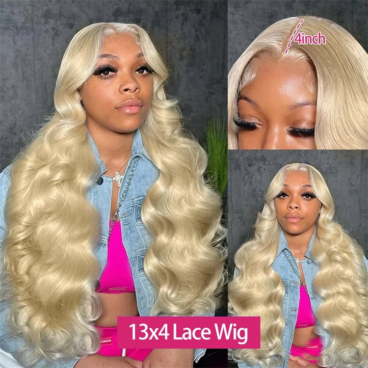 High Quality 613 Wig 13x4 Lace Front Human Hair Wig Full Lace 250 Density 13x6 Hd Lace Frontal Blonde Body Wave Wig For Women
