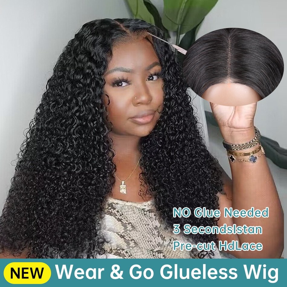 Raw Vietnamese Hair Wig Deep Wave 4x4 Lace Front Human Hair Wigs for Black Women Full Lace Curly Wave Natural Human Hair Wigs
