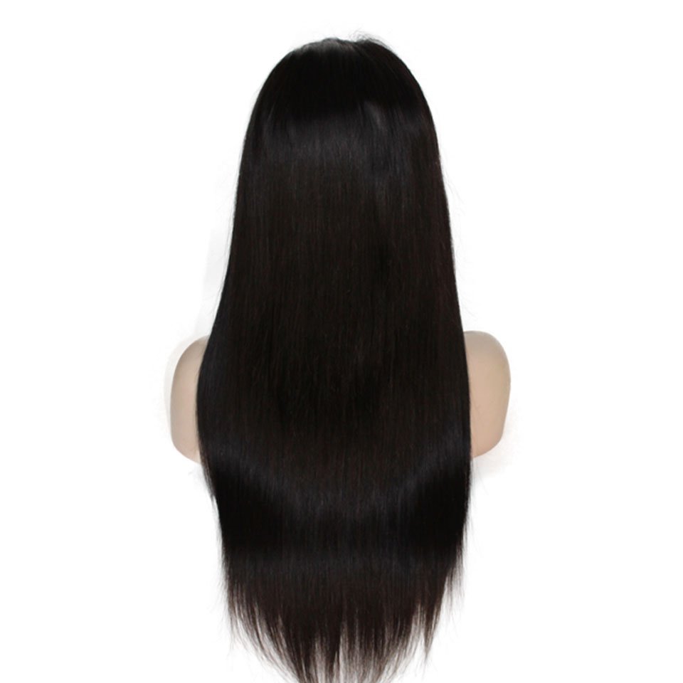 360 Lace Frontal Wig Russian Straight Hair Natural Color Pre plucked Lace Front Human Hair Wigs For Black Women With Baby Hair