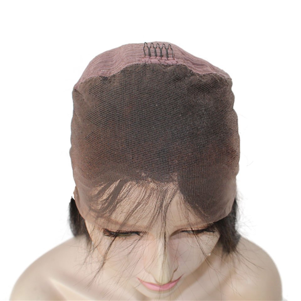 360 Lace Frontal Wig Russian Straight Hair Natural Color Pre plucked Lace Front Human Hair Wigs For Black Women With Baby Hair