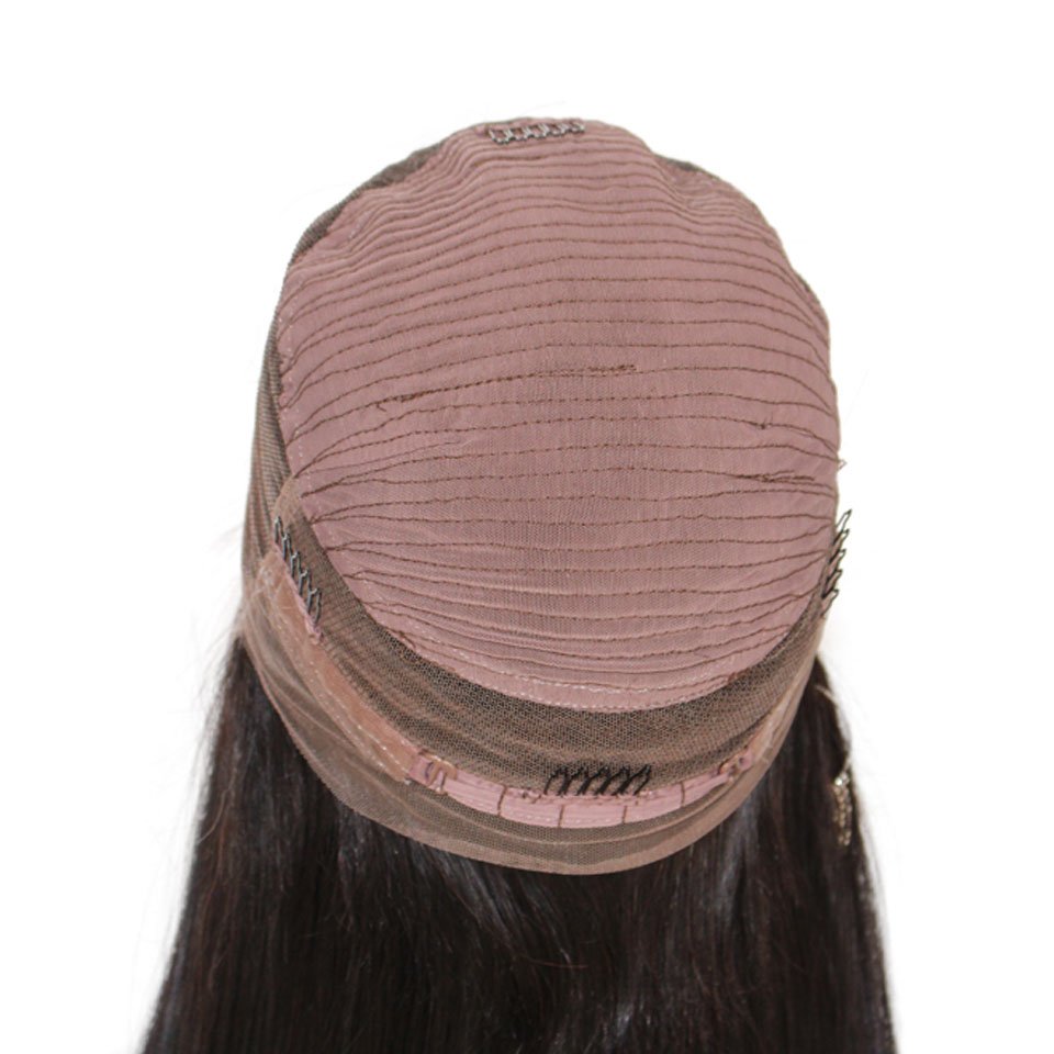 360 Lace Frontal Wig Russian Straight Hair Natural Color Pre plucked Lace Front Human Hair Wigs For Black Women With Baby Hair