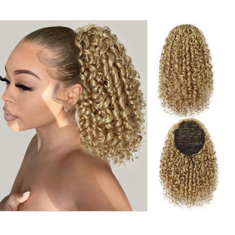 2021 Hot Selling deep curly human hair wigs for black women synthetic wigs