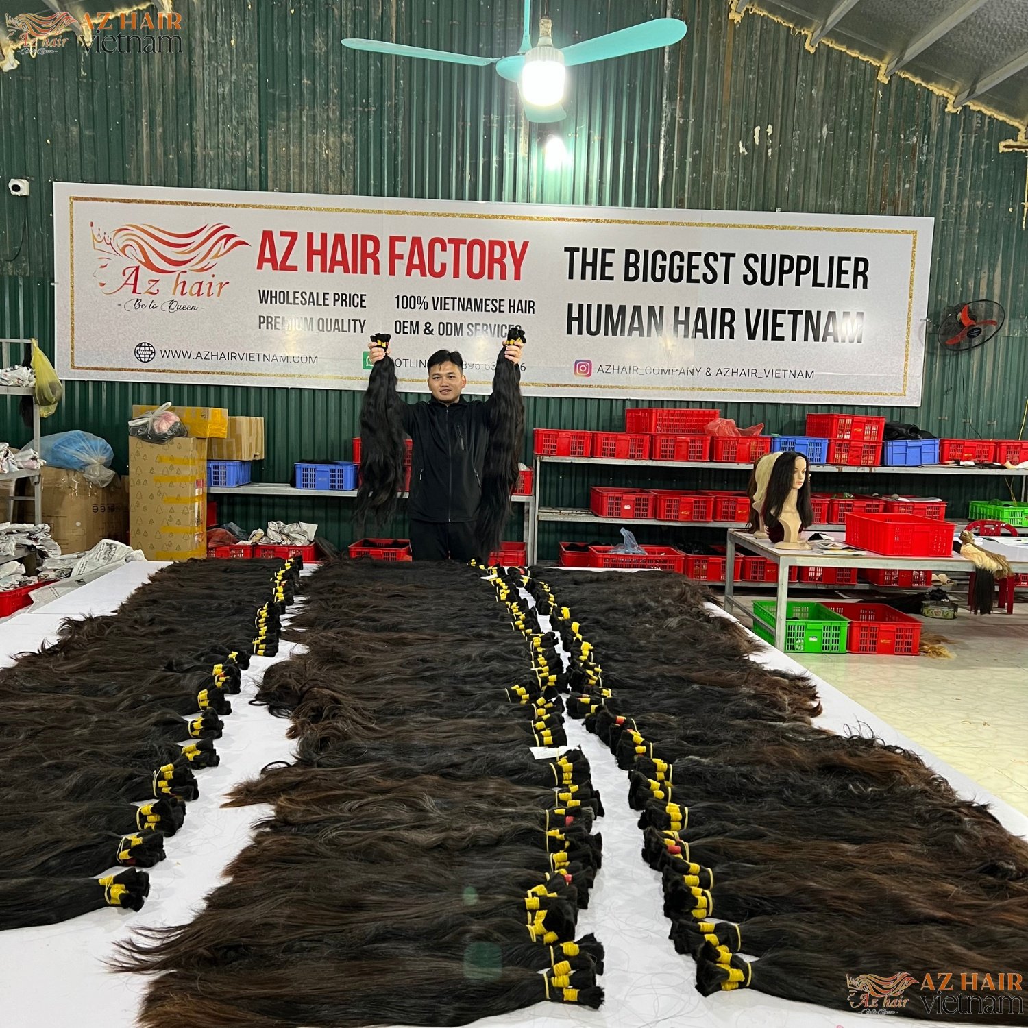 One Single Donor Natural Straight Human Hair Best Quality Vietnamese Raw Unprocessed Hair Wholesale Price In AZ Hair Vendor