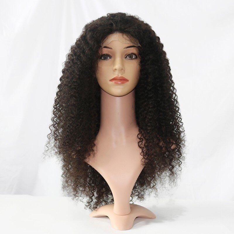 Wholesale Lace Front Wigs Swiss Lace Jerry Curl 100% Human Virgin Hair Wigs