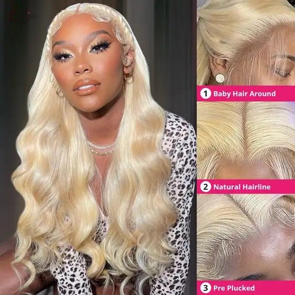 Blonde 613 Hd Lace Front Wig 100% Human Hair Frontal Wig 30 Inch Glueless Blonde 613 Full Lace Wig 13x6 13x4 Hd Lace For Women
