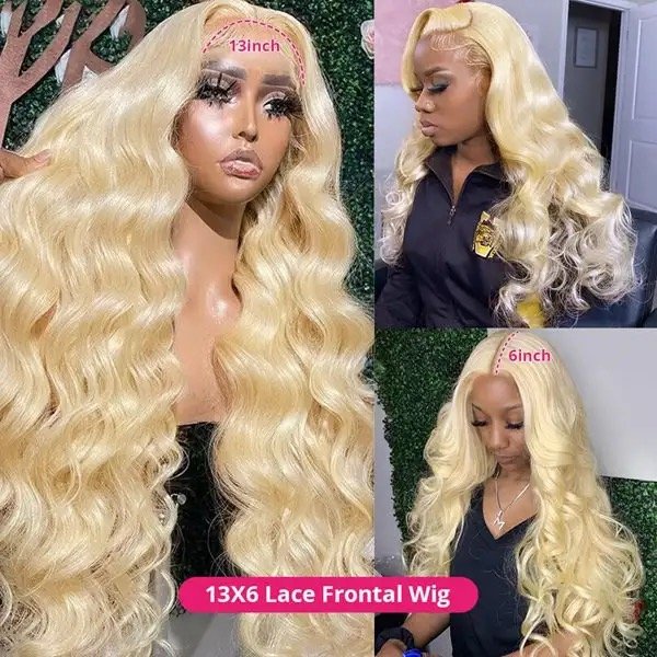 Blonde 613 Hd Lace Front Wig 100% Human Hair Frontal Wig 30 Inch Glueless Blonde 613 Full Lace Wig 13x6 13x4 Hd Lace For Women