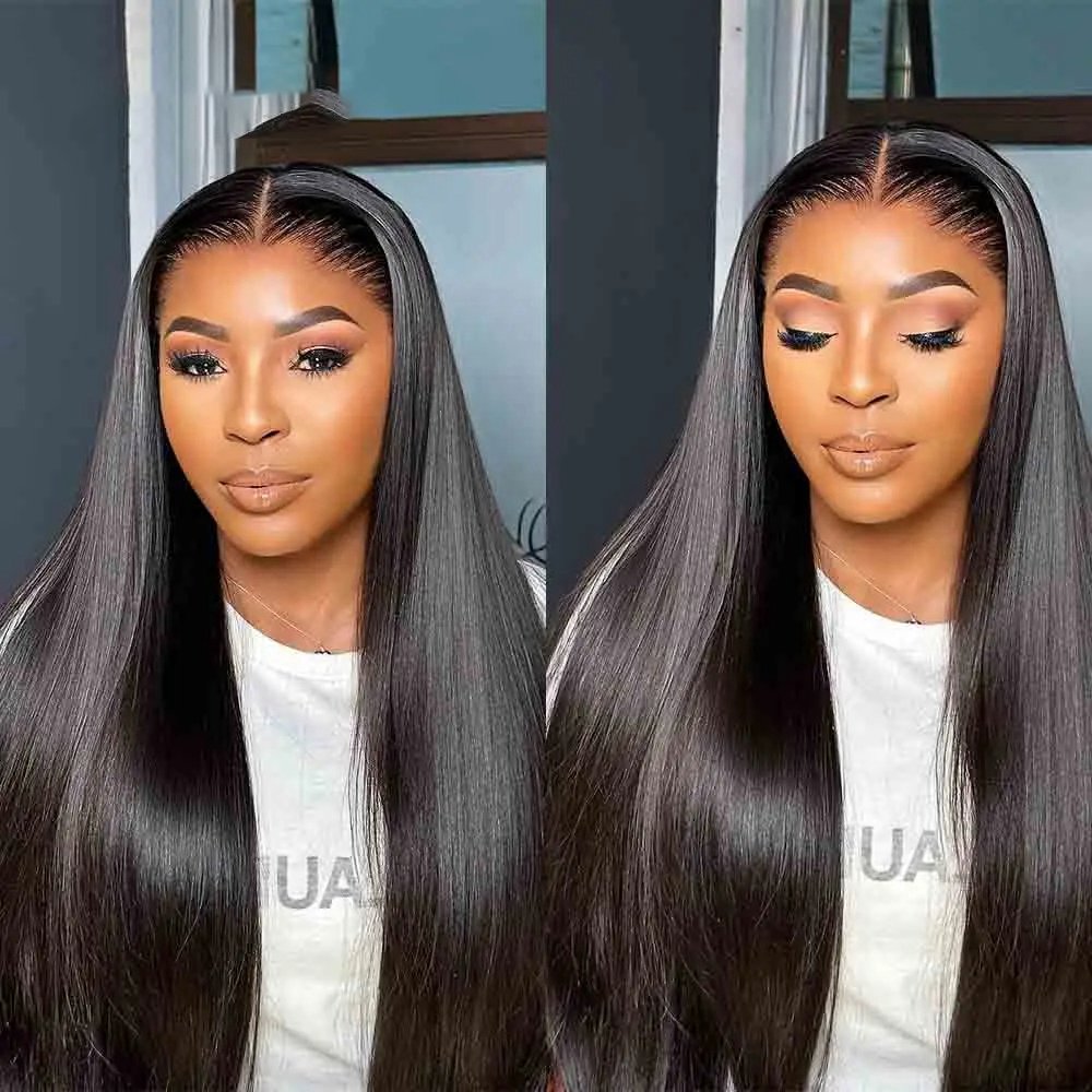 Ready To Ship Water Wave Wig Lace Front,Natural Kinky Curly Brazilian Human Hair Wig,30 32 34 36 38 40 50inch Human Hair Raw Wig