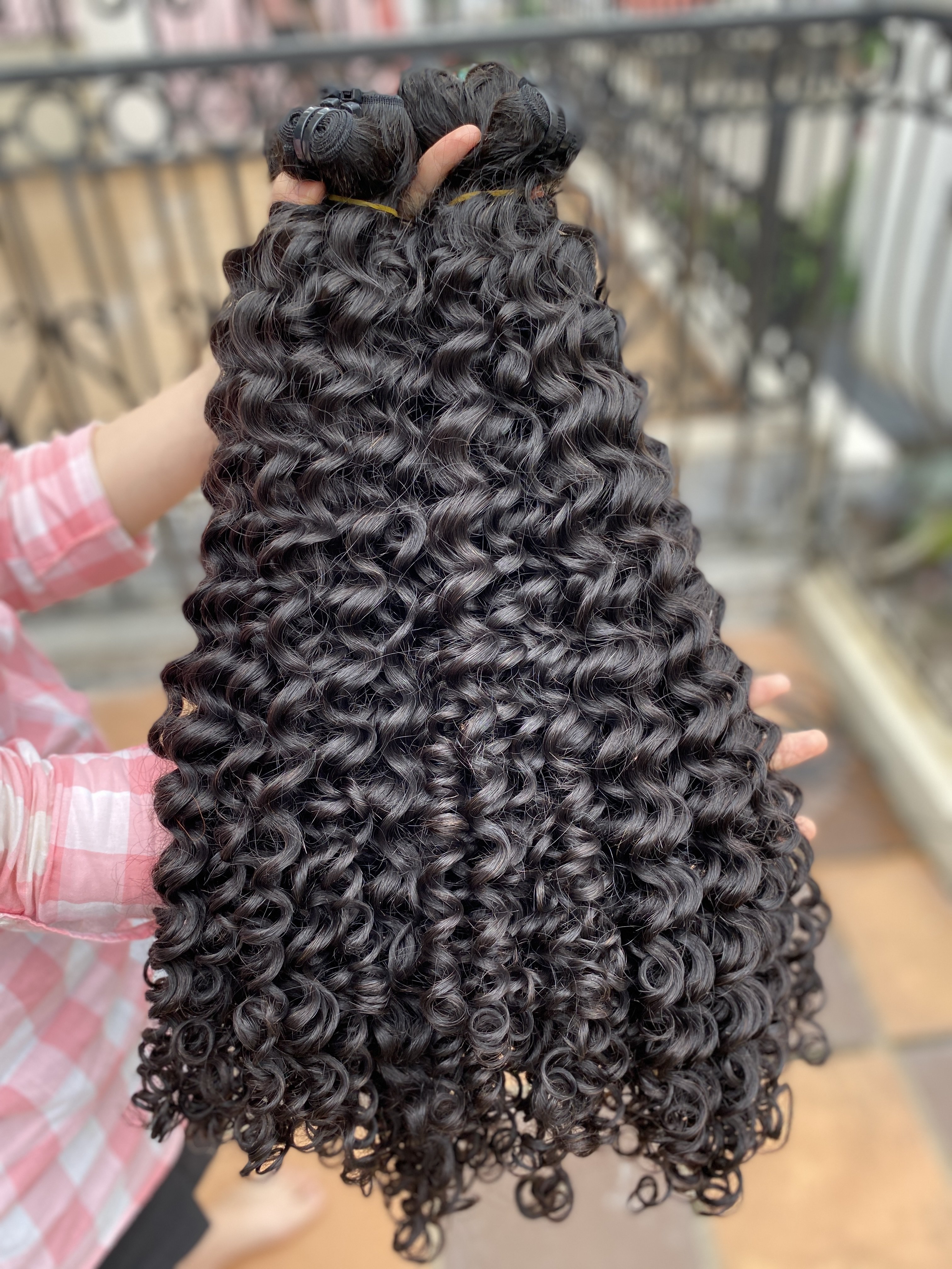 Deep Wave Bundles Half up Half down Raw Vietnamese Human Hair Luxury Quality Virgin Hair Extensions For Black Women