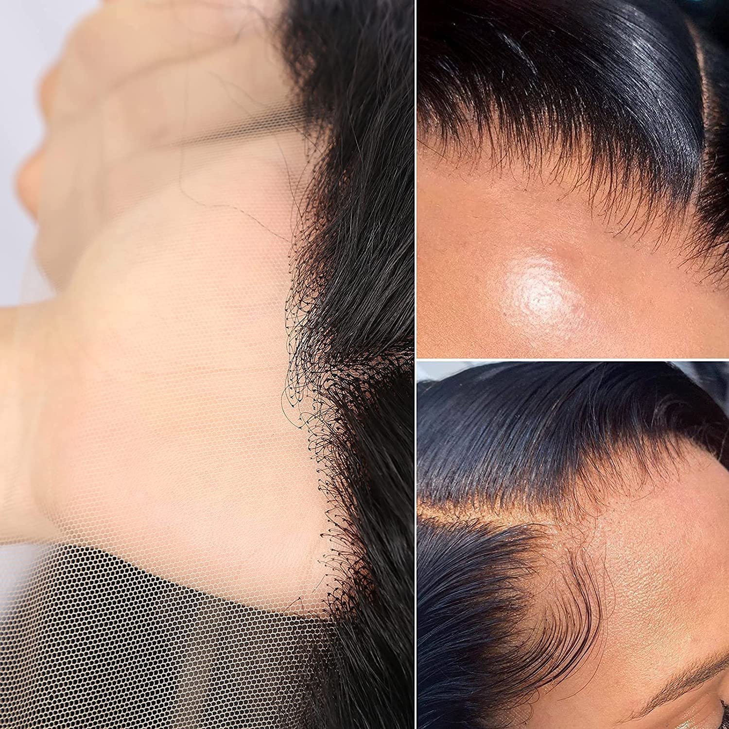 Drop Shipping Customize Colour First Class Natural 1 Pecie Human Hair Wig Sell With Natural Baby Hair