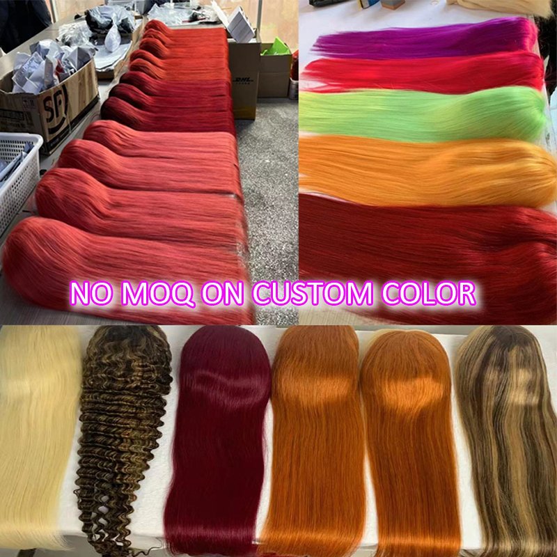 Drop Shipping Customize Colour First Class Natural 1 Pecie Human Hair Wig Sell With Natural Baby Hair