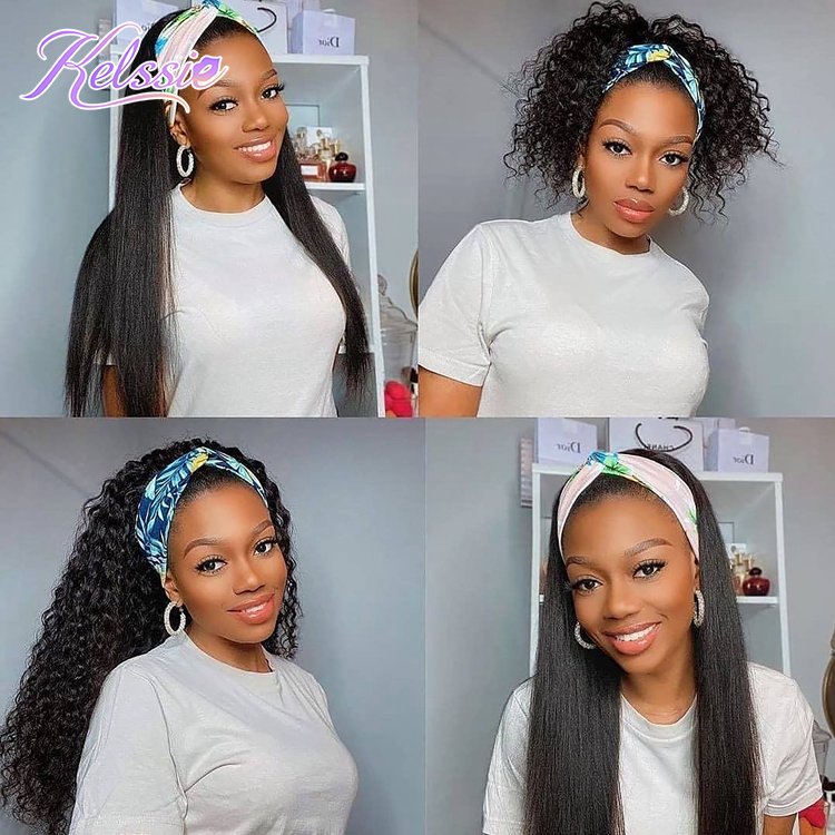 Cheap brazilian Hair Headband Edge Wig Human Hair,Headband Straight Virgin Human Hair Wig,40 inch Long Hair Wholesale Lace Wig