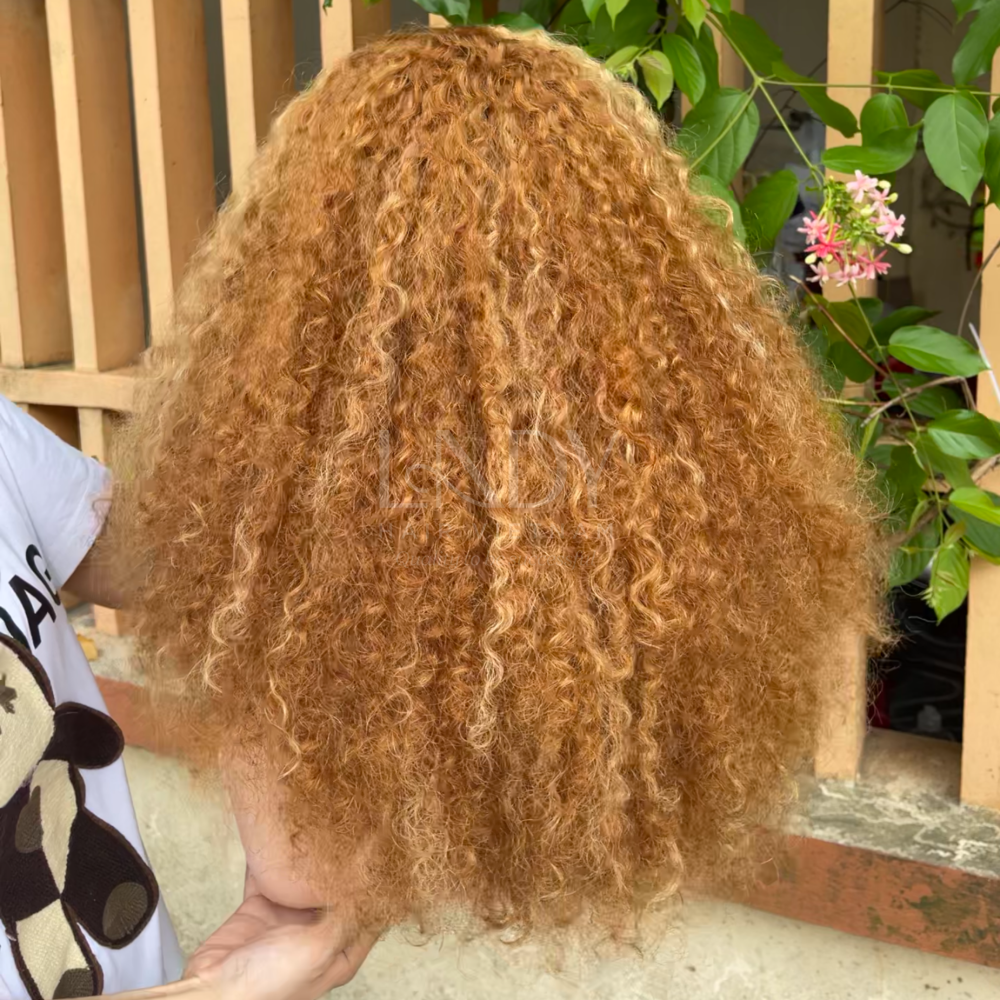 Top Selling Products 2024 Burmese Curly Customized Color Vietnamese Human Hair Wig Real Human Hair