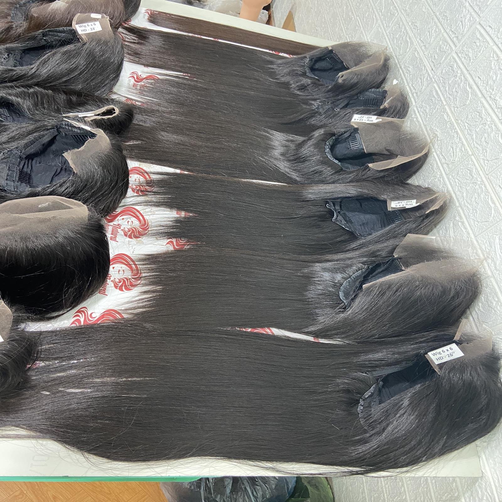 Glueless Full Hd Lace Frontal Wigs Cuticle Aligned Unprocessed 100% Virgin Raw Vietnamese Human Hair Wigs For Black Women