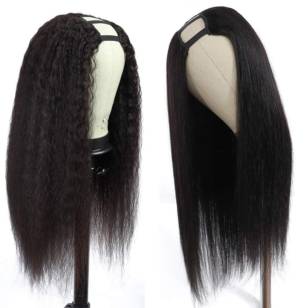 Hight Good Quality 250 Density Balage Brazilian Indian Cambodian Remy Virgin Clip In Human Hair U Part Wigs For Black Women