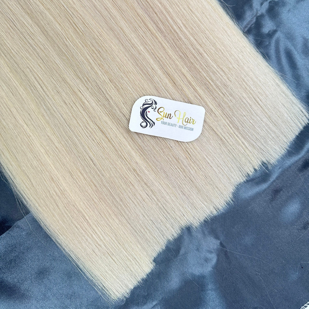 Sun Hair Company Hot Trend Color Platinum Silky Straight Super Double Drawn Weft Bundles 100% Vietnamese Human Hair Extensions