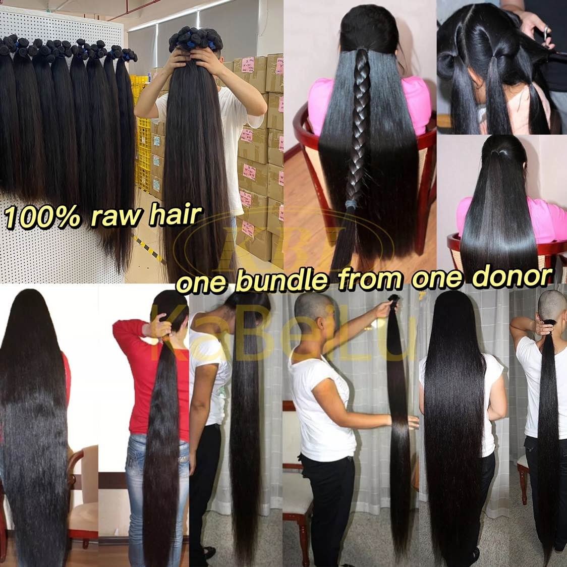 50inch Straight HD Lace Wigs full lace wig Natural Brazilian Hair With baby hair Virgin human hair Wig black women