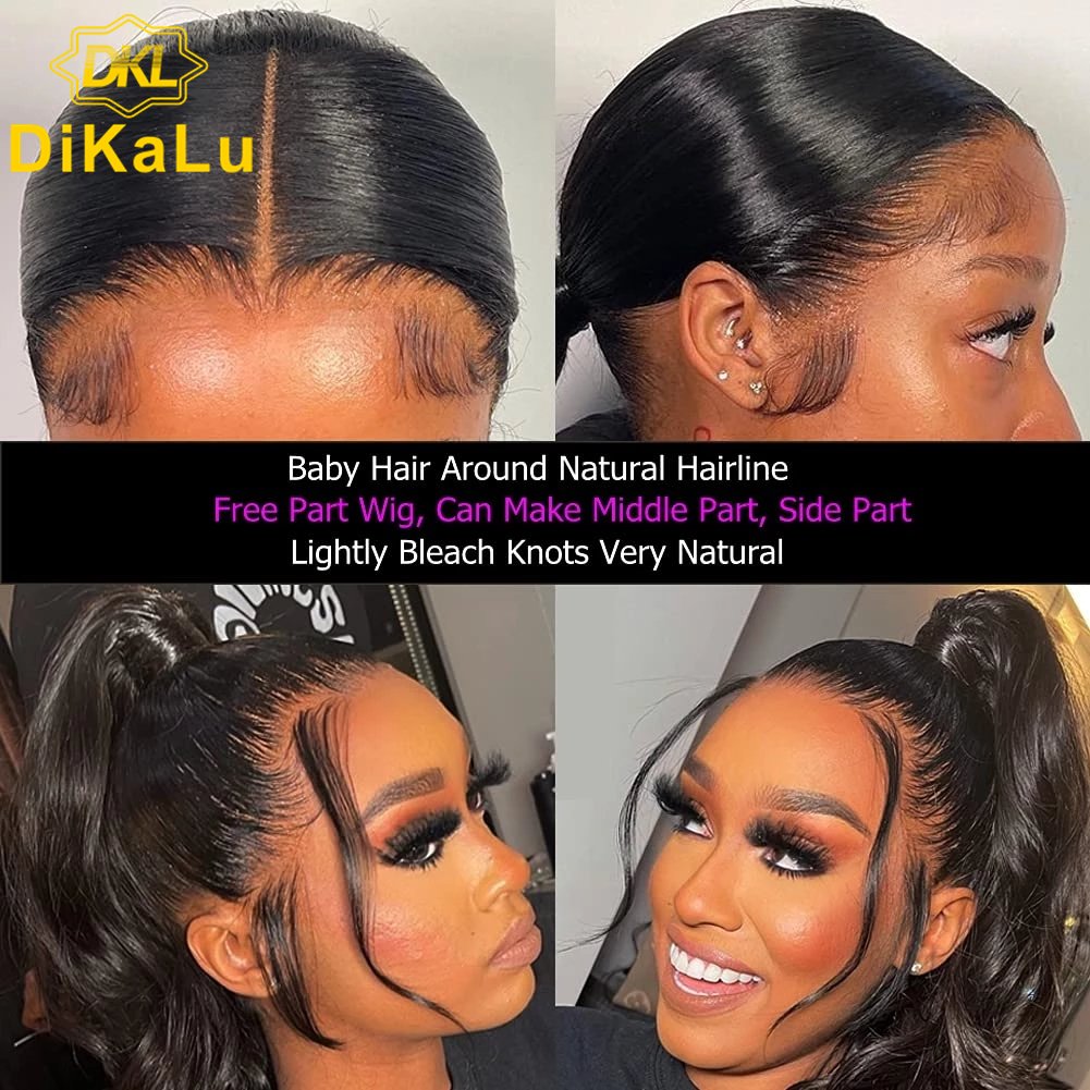 Pre Pluck HD Lace Closure Human Hair Wigs, 13X4 13X6 Lace Front Wigs For Black Women,Brazilian Hair Hd Lace Frontal Wigs Vendors