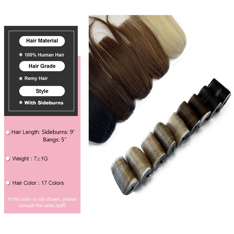 Human Hair Wigs With Clip In Bangs Human Hair Bangs Fringe For Woman