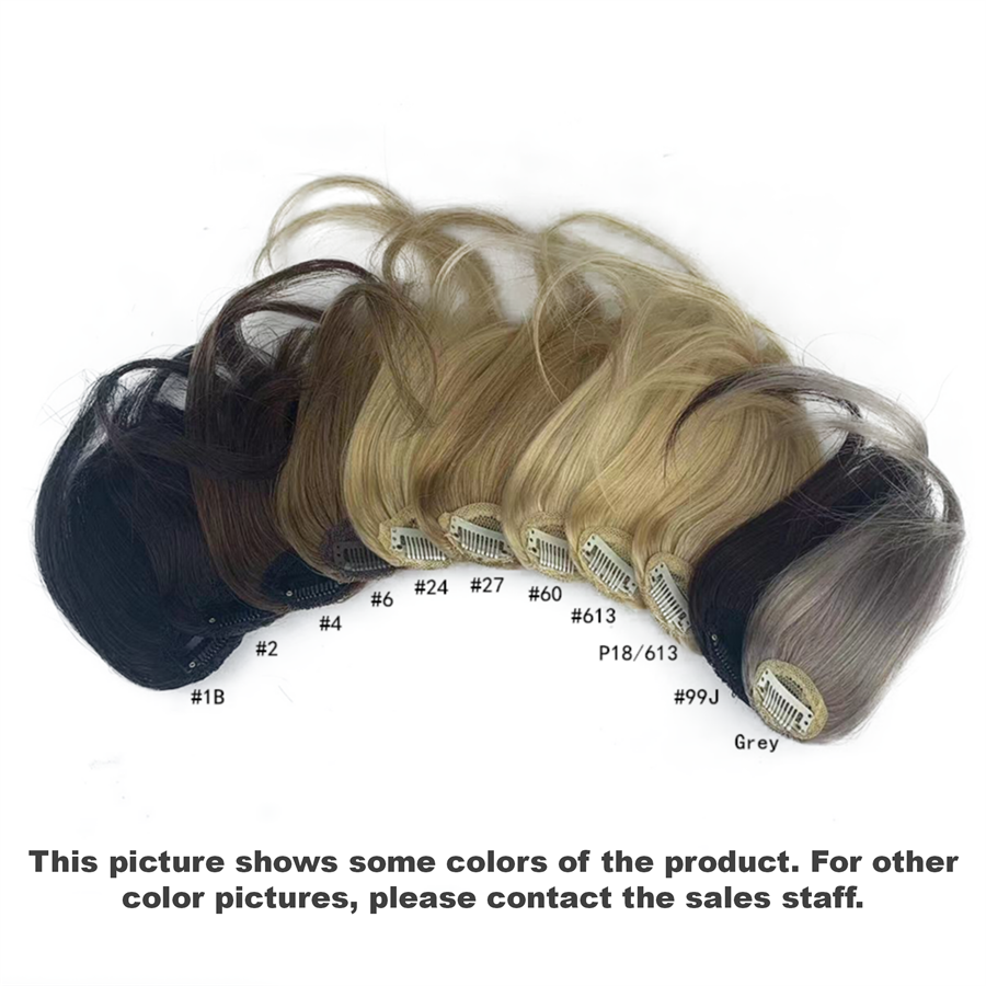 Human Hair Wigs With Clip In Bangs Human Hair Bangs Fringe For Woman