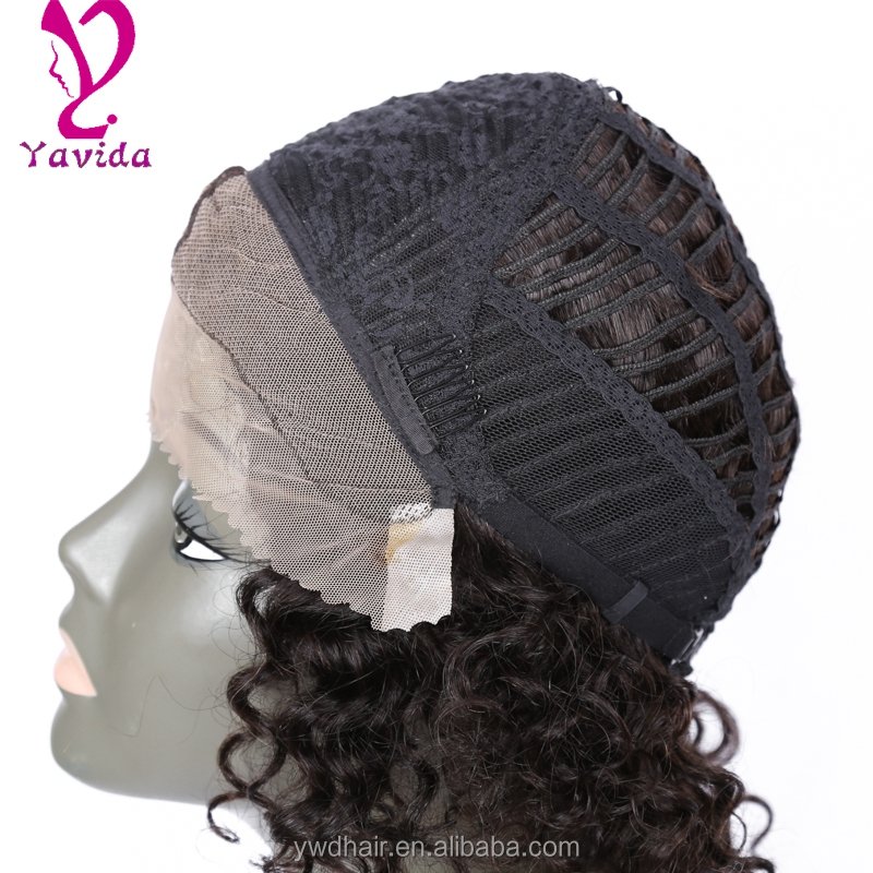 Brazilian Curly Lace Front Human hair Wig Glueless Full Lace Wigs With Baby Hair Short Curly Kinky Curly Full Lace Wigs
