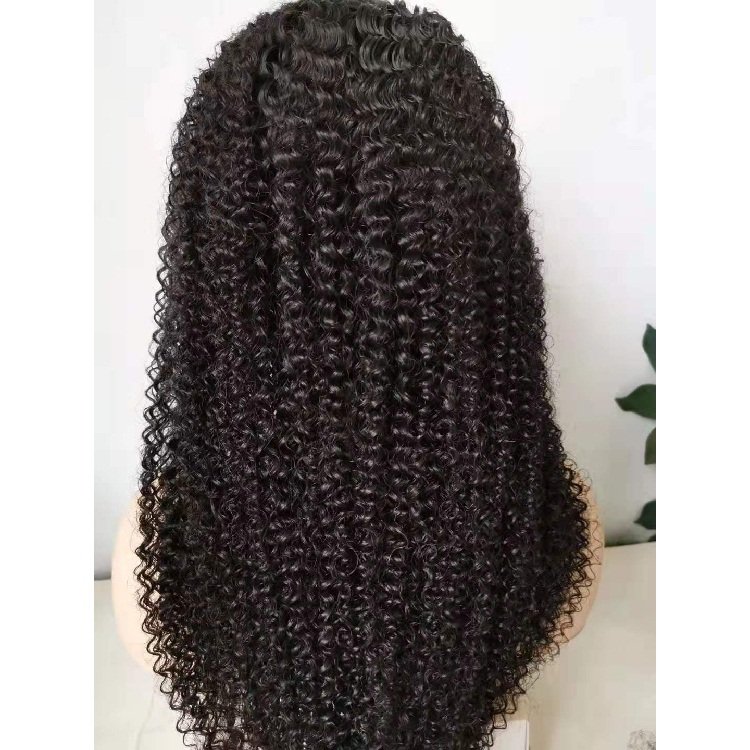 Glueless hd lace front wig Jerry curly human hair wigs Natural Brazilian human hair curly hd lace frontal wigs for black women