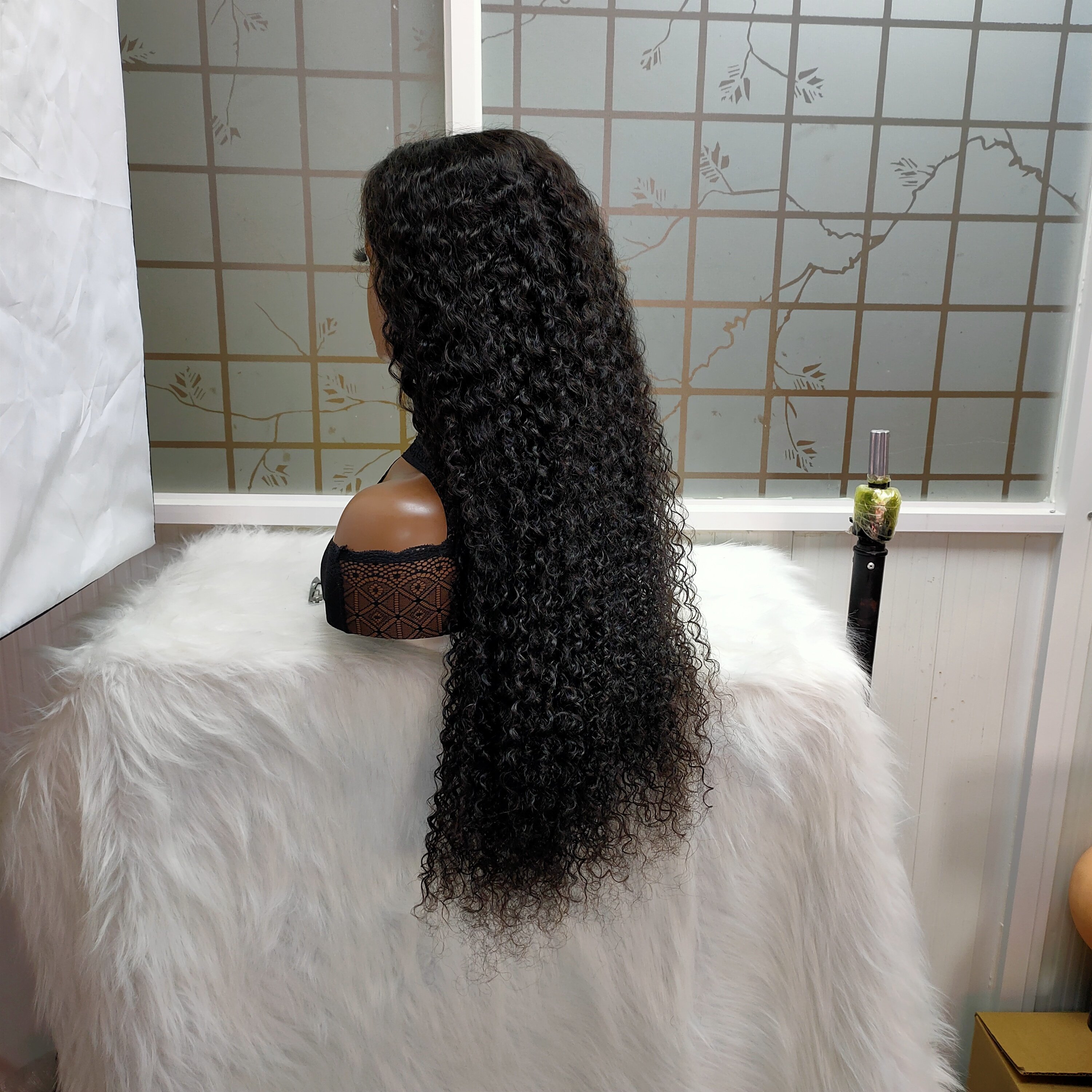 Glueless hd lace front wig Jerry curly human hair wigs Natural Brazilian human hair curly hd lace frontal wigs for black women