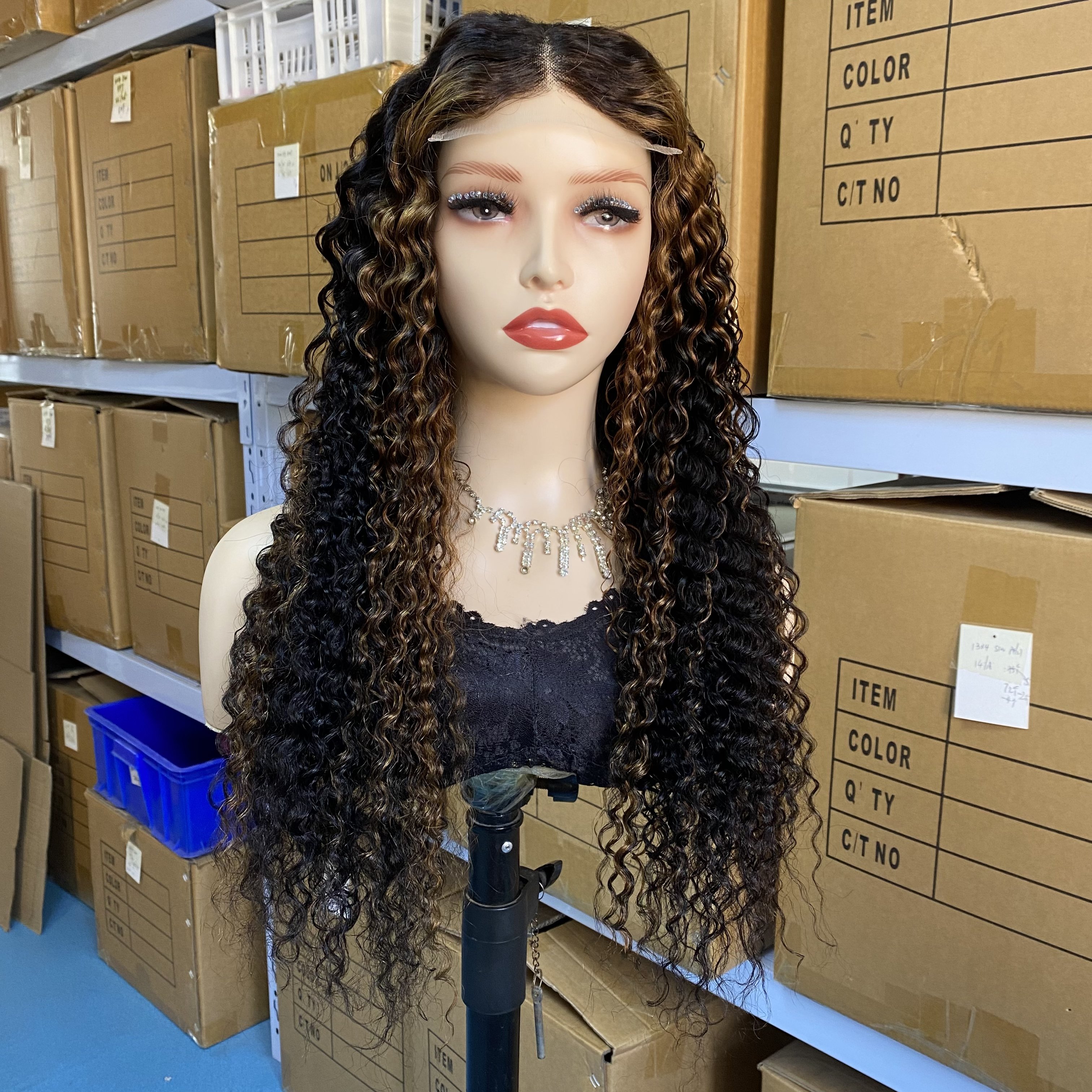 Glueless hd lace front wig Jerry curly human hair wigs Natural Brazilian human hair curly hd lace frontal wigs for black women