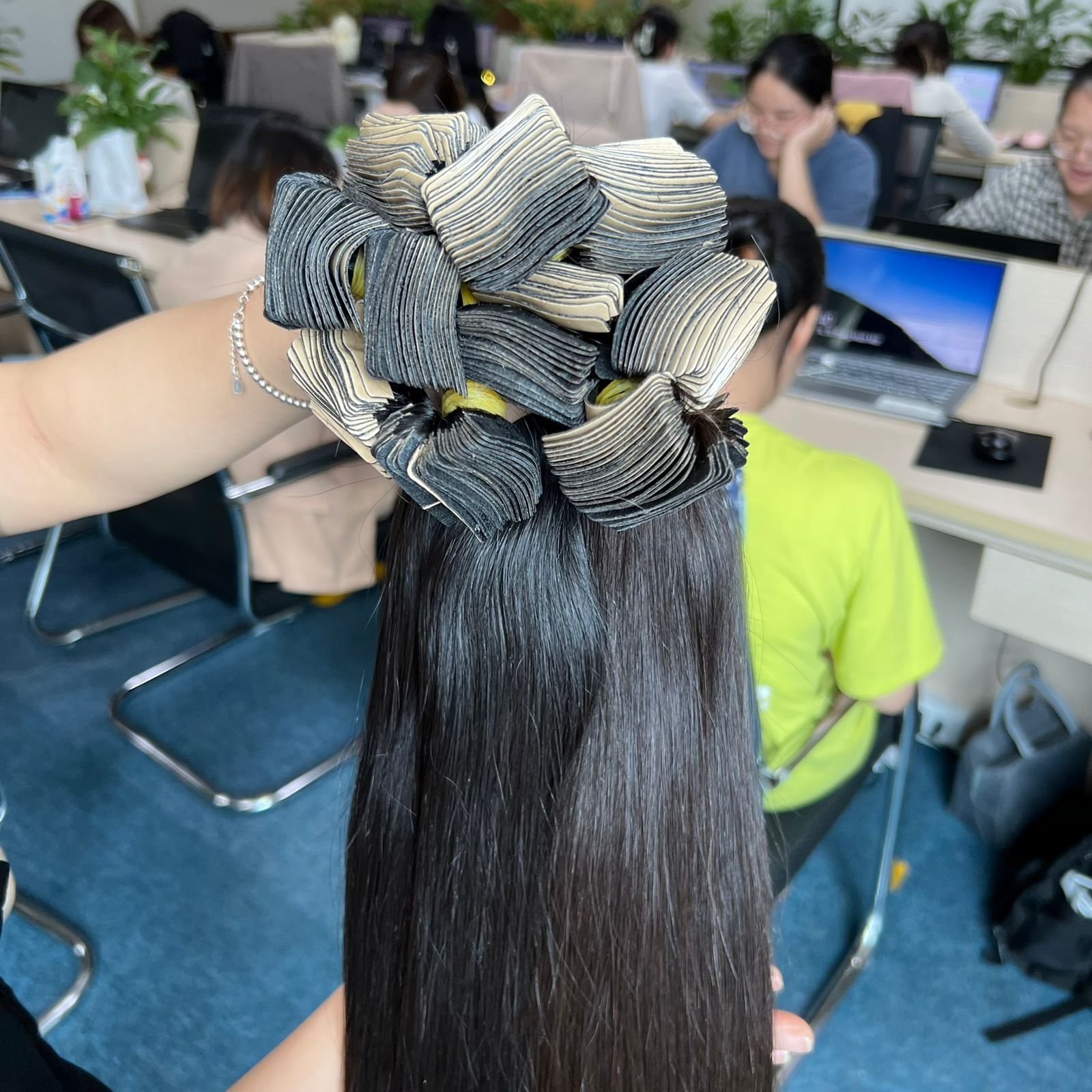 Natural Straight Hair Cuticle Aligned 100% Human Hair Wigs Tape Ins Vietnamese Human Hair Extensions