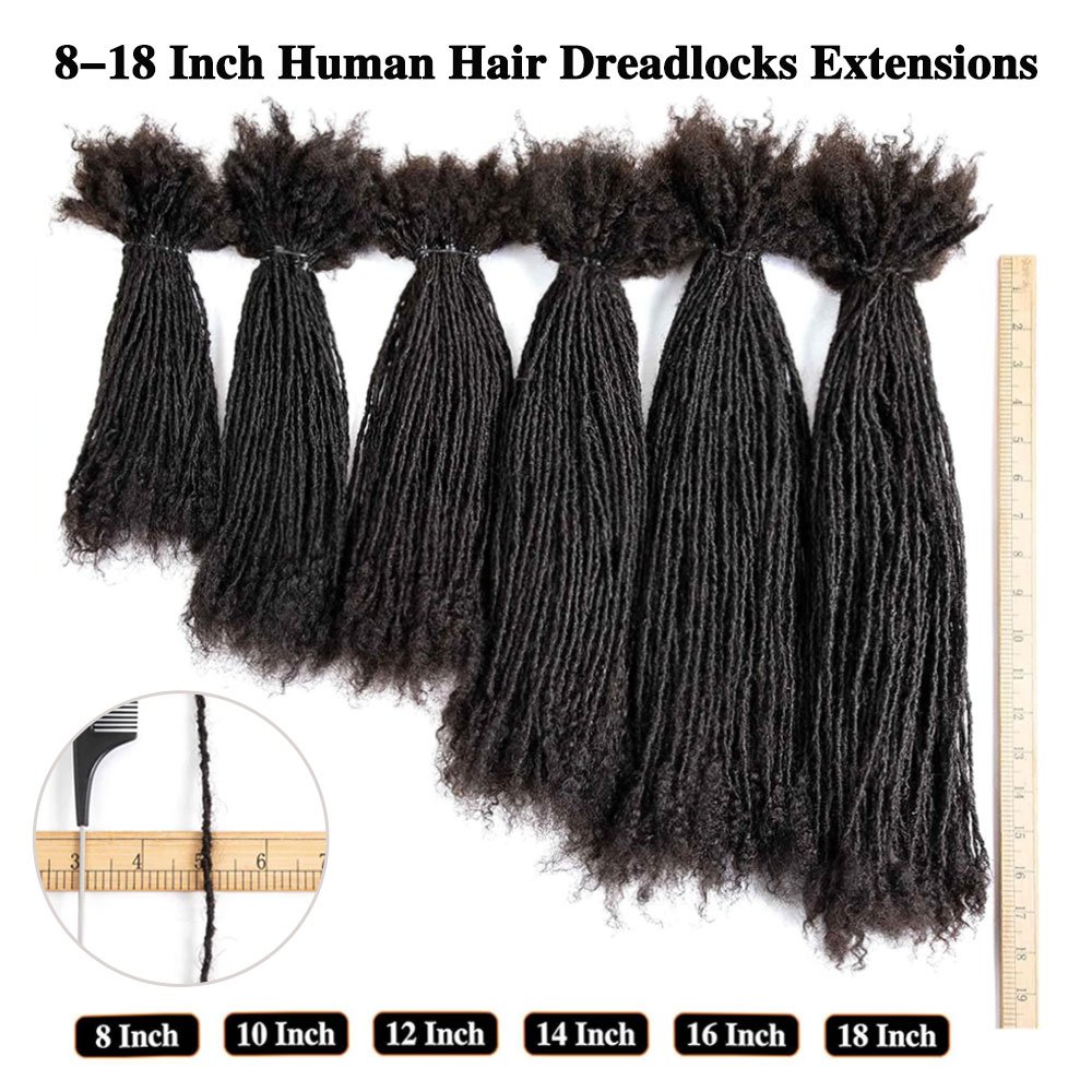 BLT hot selling curly ends interlocked sister locs crochet hair full handmade soft enough sister loc extension human hair