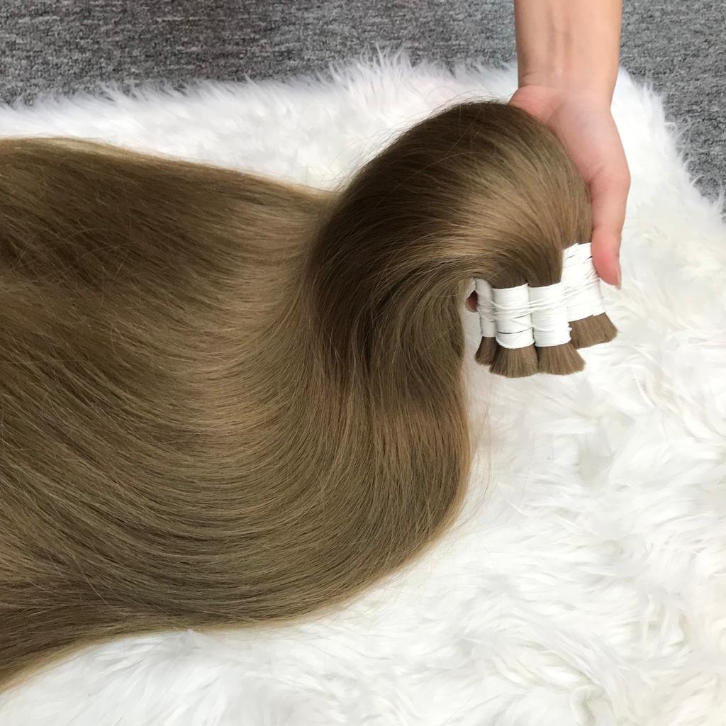 Best Quality Vietnamese Straight Hair Bulk Raw Hair Extensions Vietnam Vendor Buy In Bulk For Big Discount