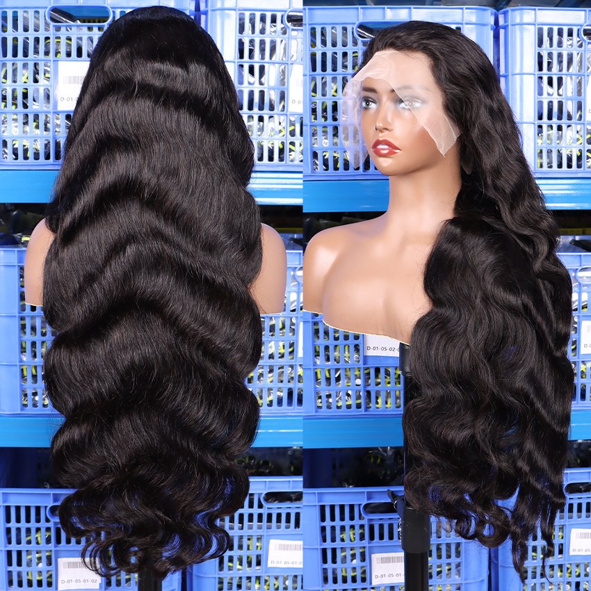 10A 12A Grade Natural 100% Virgin HD Lace Frontal Wigs Body Wave Lace Front Human Hair Wigs