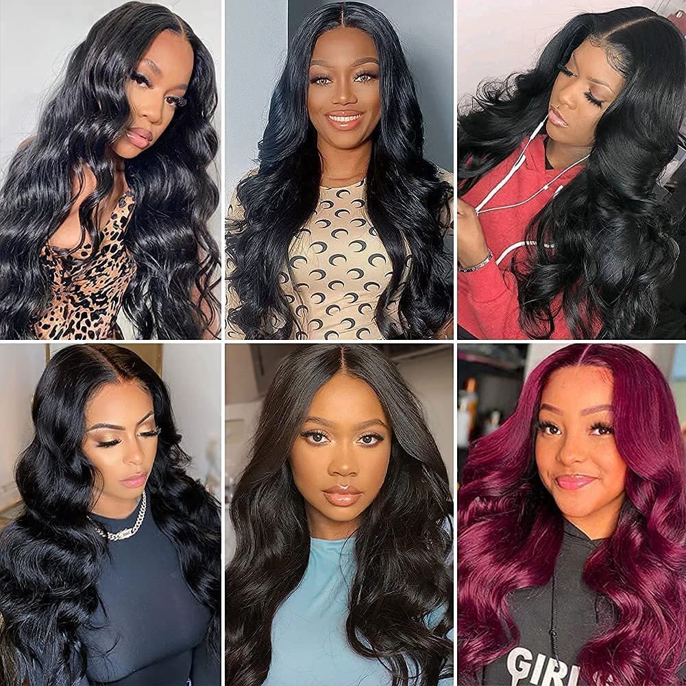 10A 12A Grade Natural 100% Virgin HD Lace Frontal Wigs Body Wave Lace Front Human Hair Wigs