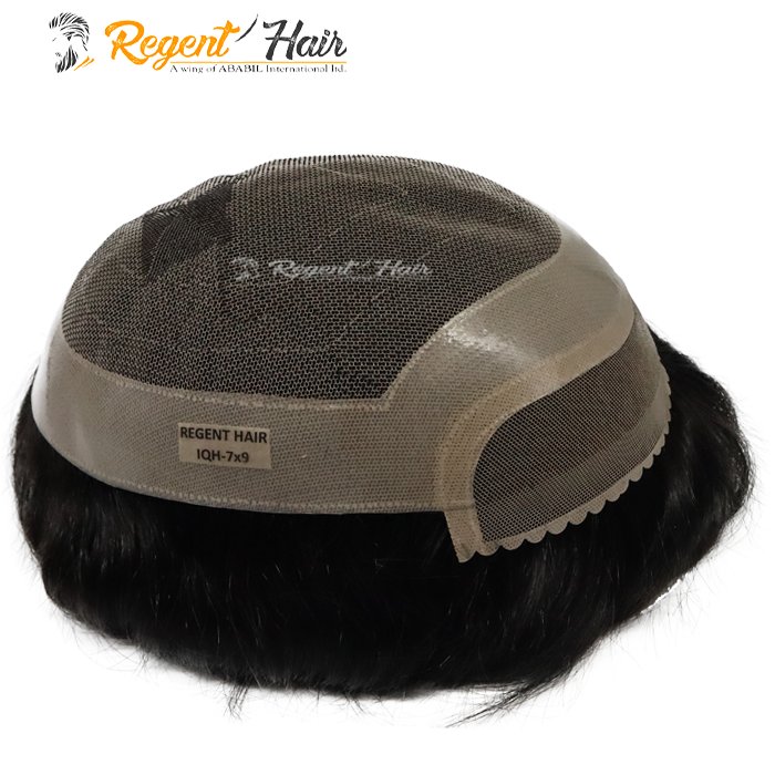 High Quality Best Non- Remy Hair 100% Indian Human Hair SFL Model Hand Tied Toupee wig from REGENT HAIR Bangladesh
