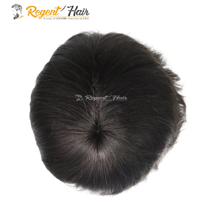 High Quality Best Non- Remy Hair 100% Indian Human Hair SFL Model Hand Tied Toupee wig from REGENT HAIR Bangladesh
