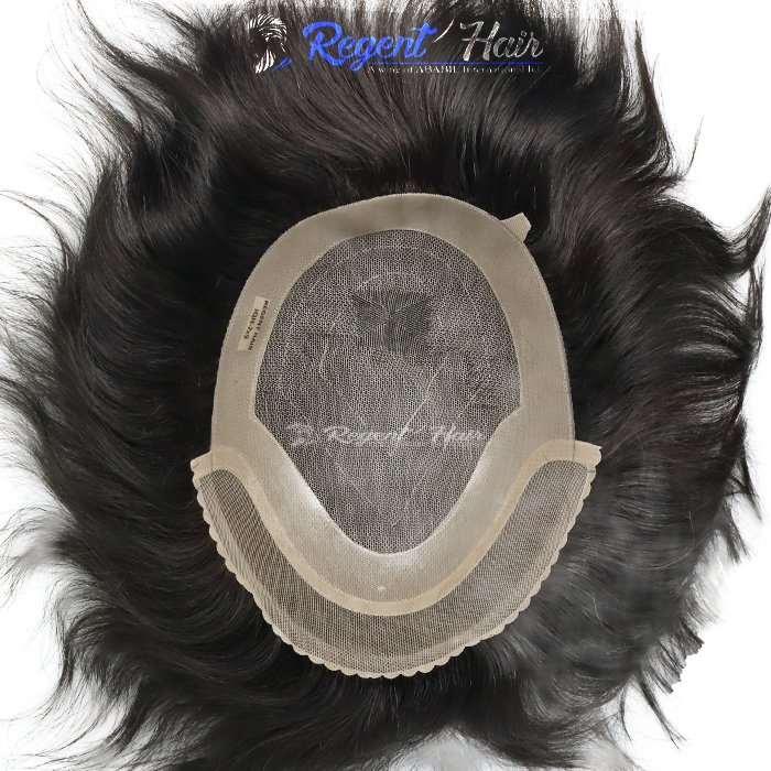 High Quality Best Non- Remy Hair 100% Indian Human Hair SFL Model Hand Tied Toupee wig from REGENT HAIR Bangladesh