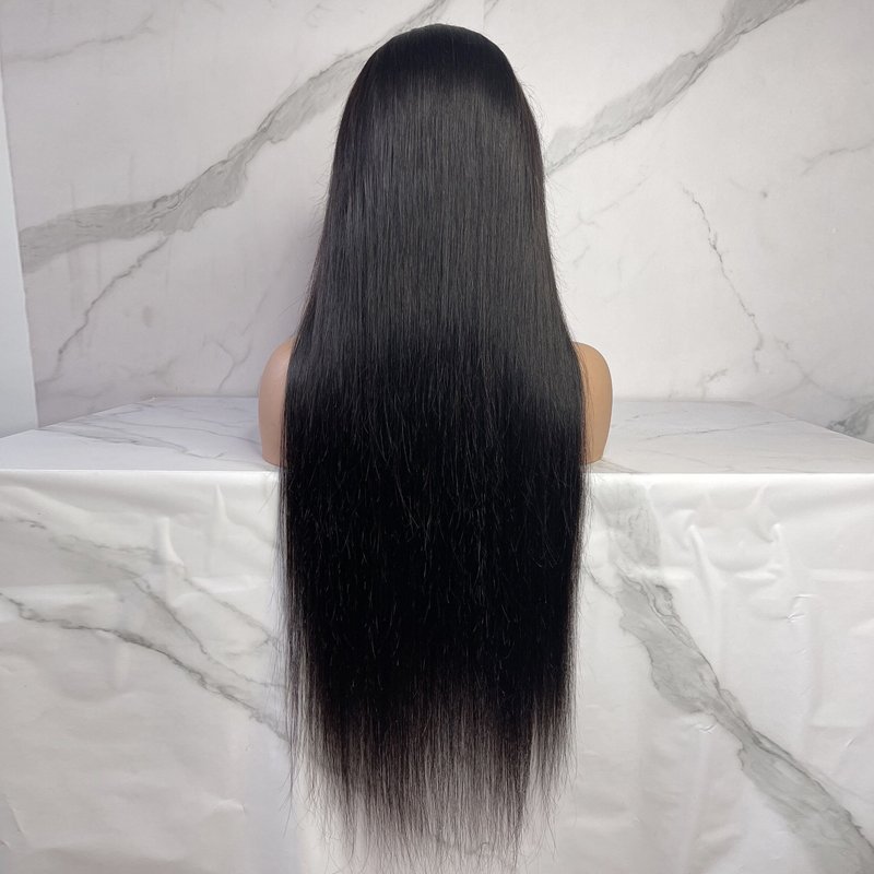 Wholesale 100% natural hair wigs, black women popular brazilian human hair wigs with baby hair