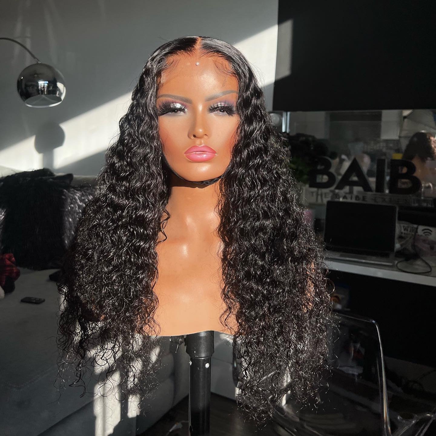 32 Inch Water Wave Wigs Human Hair Wigs 360 Waterwave Wig Front Real Brazilian Lace with Baby Hair Colours Pre Plucke 26 Inch