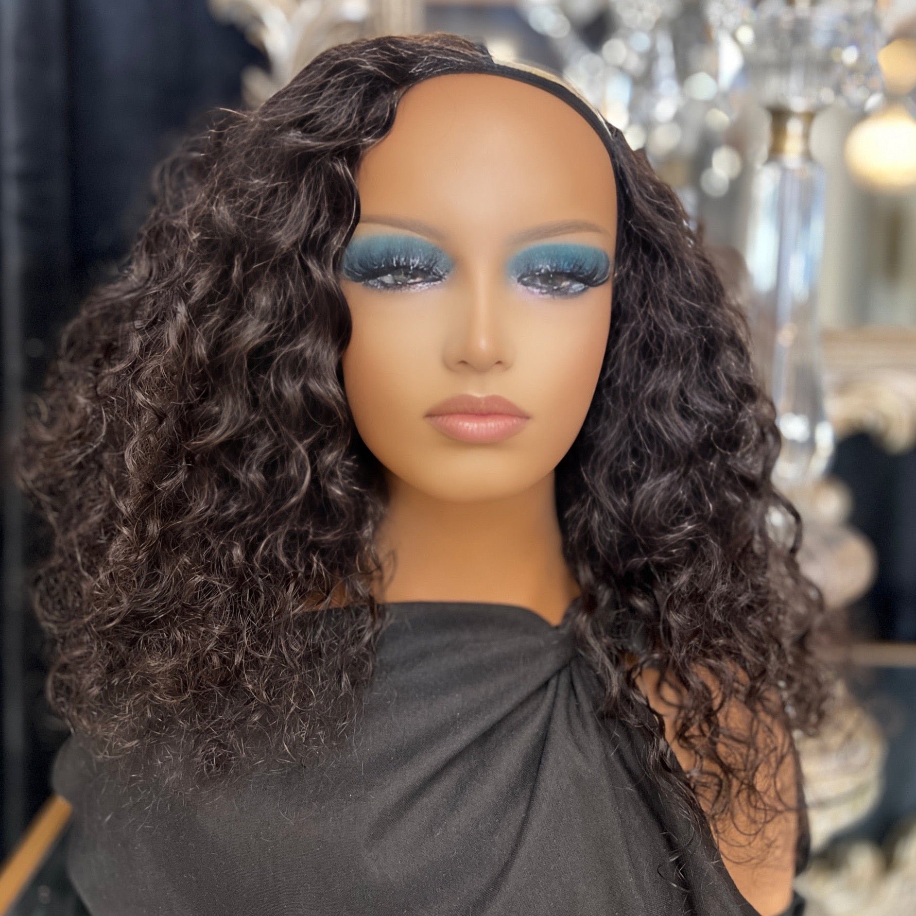 wholesale pixie curly U Part Wigs V Part Wigs Beautiful Vietnamese Human Hair Extension Customize Texture