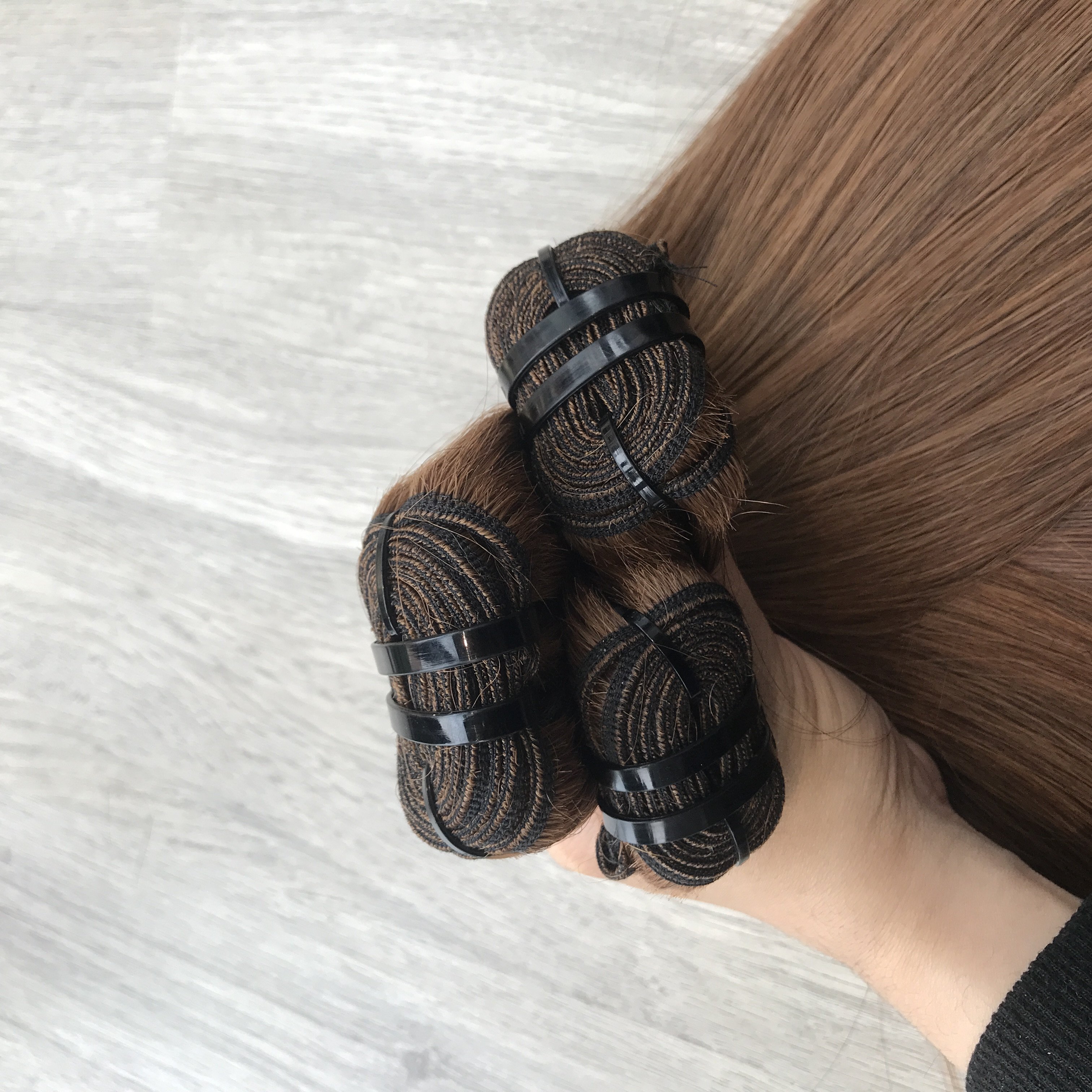 100% Natural Cuticle Aligned Wholesale Virgin Hair Vendor Customised Color Bone Straight HD Lace Frontal Vietnamese Raw Hair