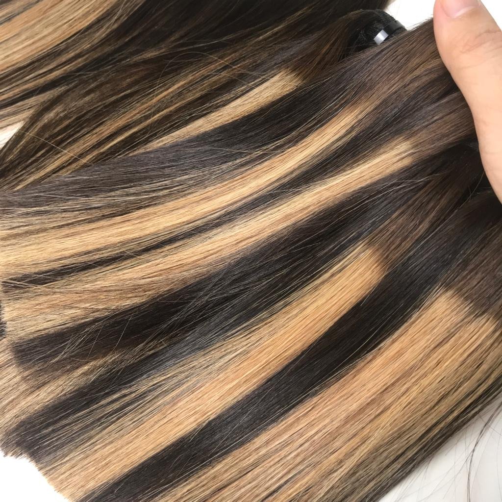 100% Natural Cuticle Aligned Wholesale Virgin Hair Vendor Customised Color Bone Straight HD Lace Frontal Vietnamese Raw Hair