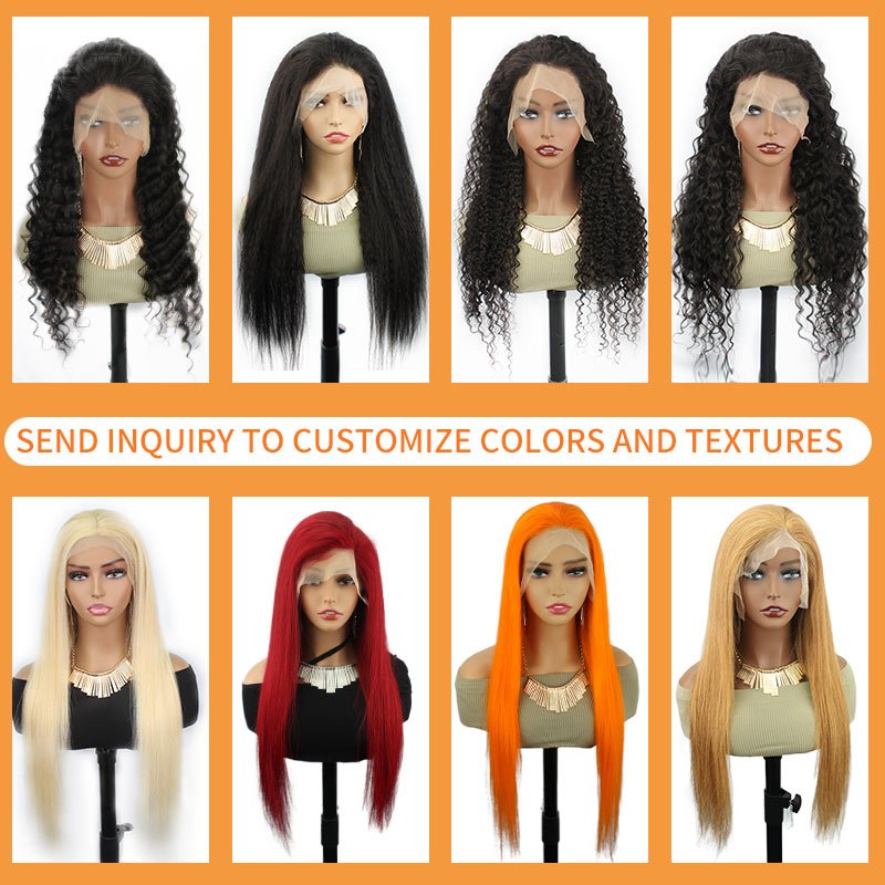 Bulk high density ready to ship top sell trending online vendor premier virgin thin hd lace black wavy human hair wig brazilian