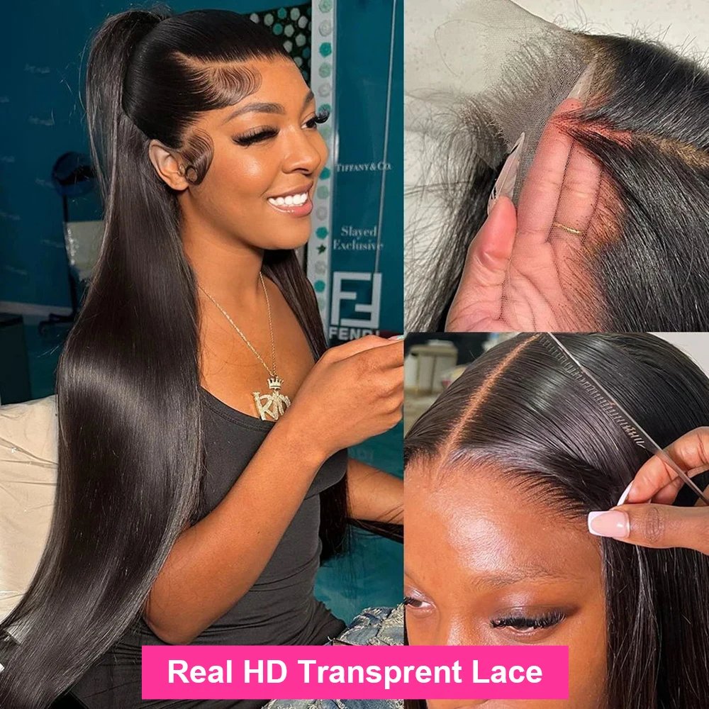 360 HD Lace Frontal Wig Vendor Silky Straight Wigs Human Hair Lace Front Brazilian Hair Full Lace Human Hair Wig For Black Women