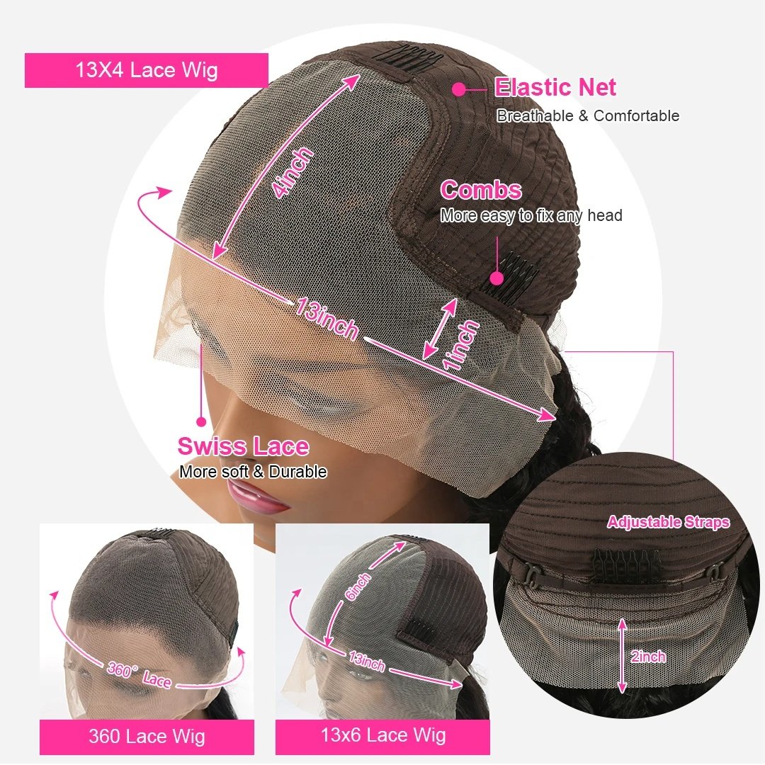 360 HD Lace Frontal Wig Vendor Silky Straight Wigs Human Hair Lace Front Brazilian Hair Full Lace Human Hair Wig For Black Women