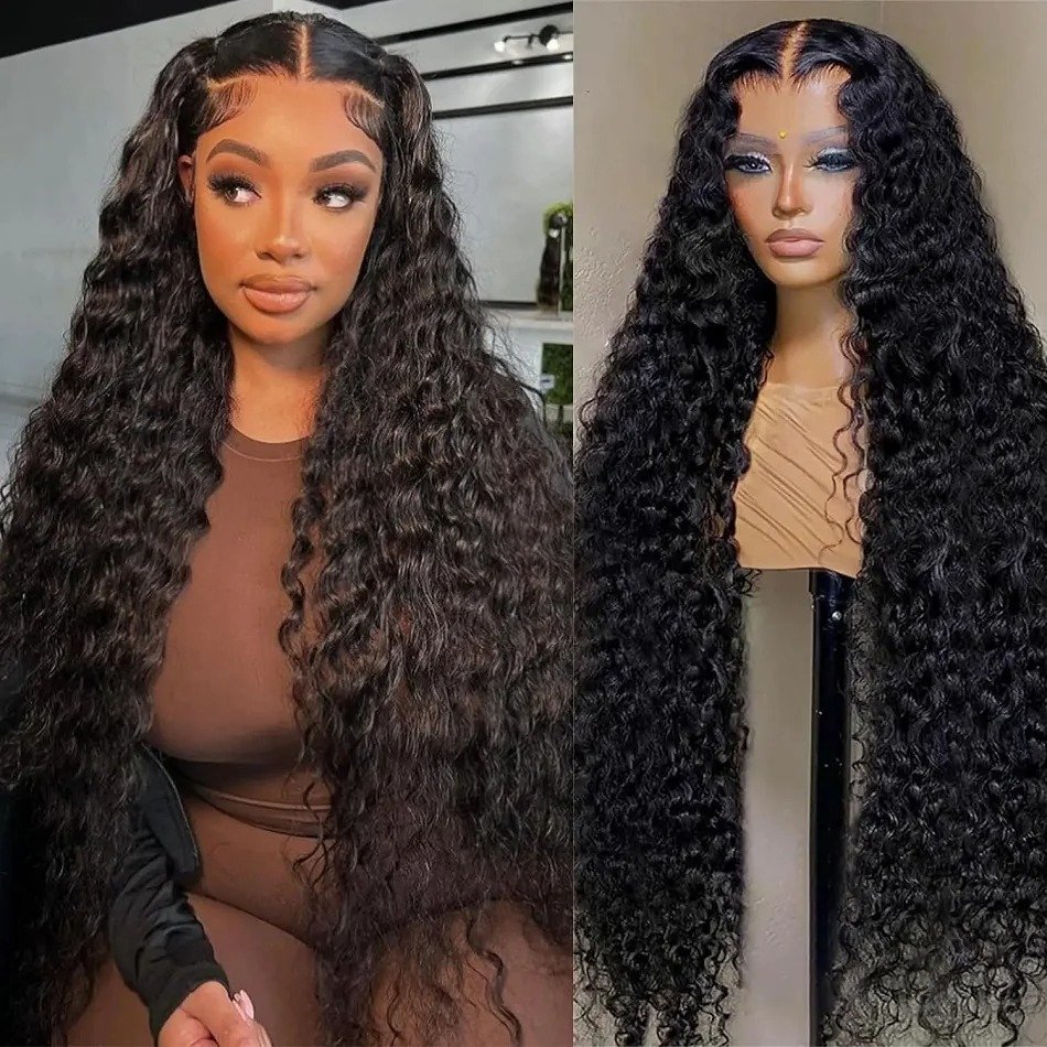 13x6 Jerry Curly Lace Front Human Hair Wig Wholesale Ready to Be Shipped Wigs for Black Women 10 to 34 Inch Natural Color Wigs