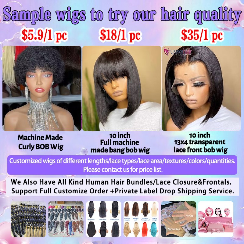 4C Kinky Edges Natural Hairline Wig Kinky Curly 13x4/13x6 HD Lace Front Human Hair Wigs With Curly Baby Hair Wholesale Wigs
