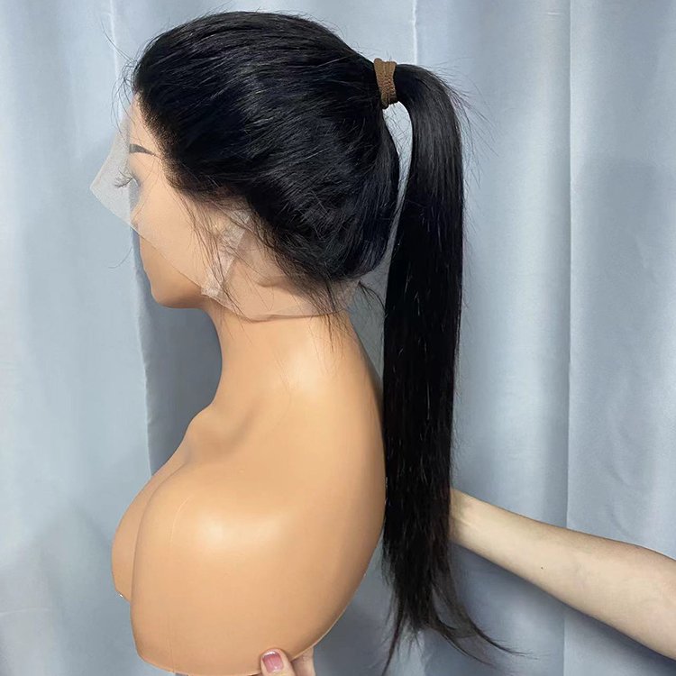 Factory Hot Selling High Density Full Lace Human Hair Wig Natural Hair Wig For Black Women